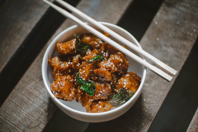 Teriyaki boneless wings with Asian-inspired glaze